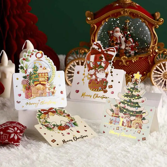 Festive Christmas Card Set – 30 Pack