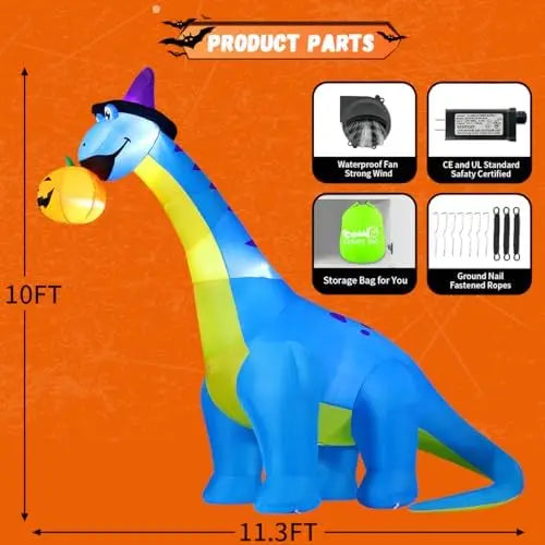 Halloween Dinosaur Inflatable