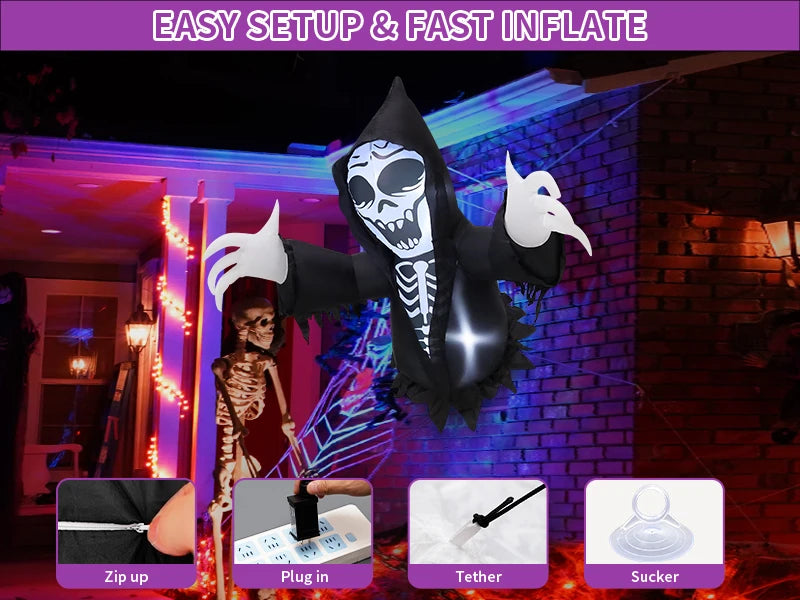 Inflatable Grim Reaper