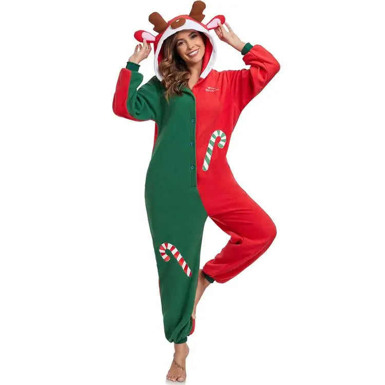 Adult Holiday Cosplay Onesie Pajamas