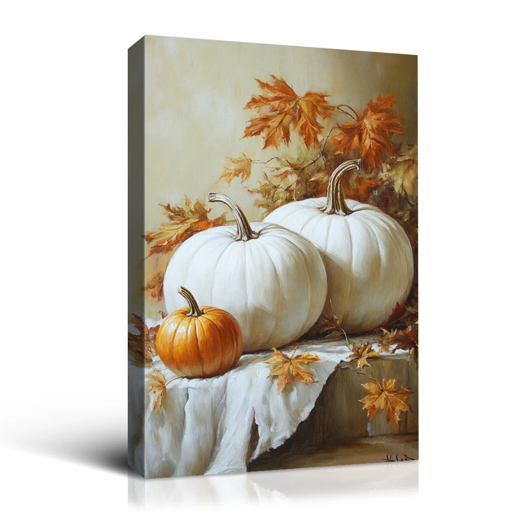 Halloween Pumpkin Canvas Art