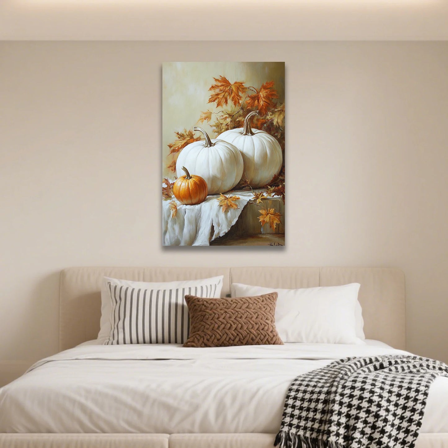 Halloween Pumpkin Canvas Art