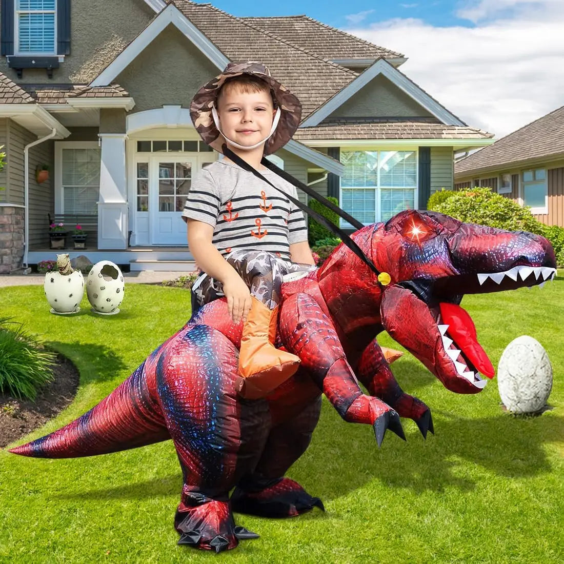 Inflatable T-Rex Costume