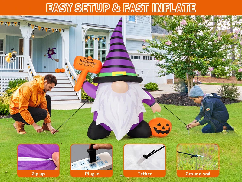 Halloween Gnome Inflatable