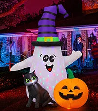 Pumpkin Ghost Decoration