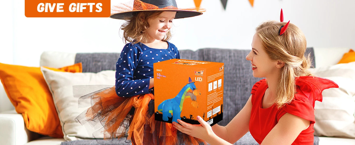 Halloween Dinosaur Inflatable