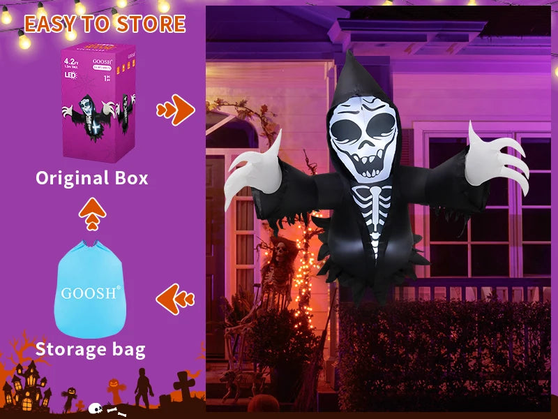 Inflatable Grim Reaper