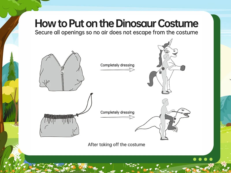 Funny Dino Costume