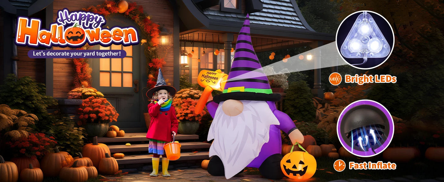 Halloween Gnome Inflatable