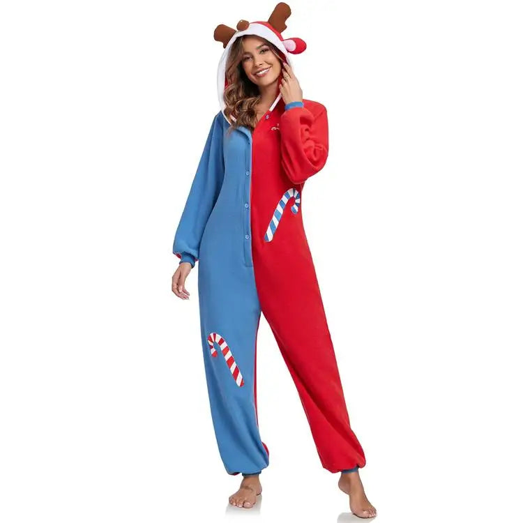 Adult Holiday Cosplay Onesie Pajamas
