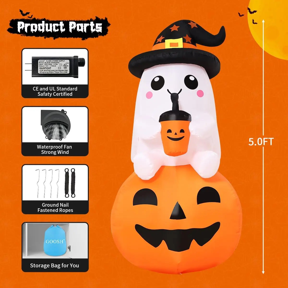 Inflatable Halloween Ghost