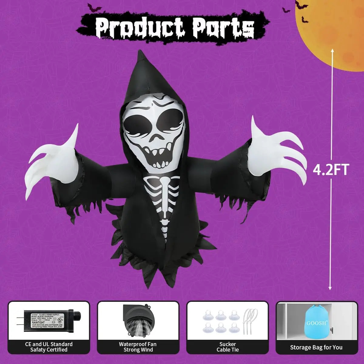 Inflatable Grim Reaper