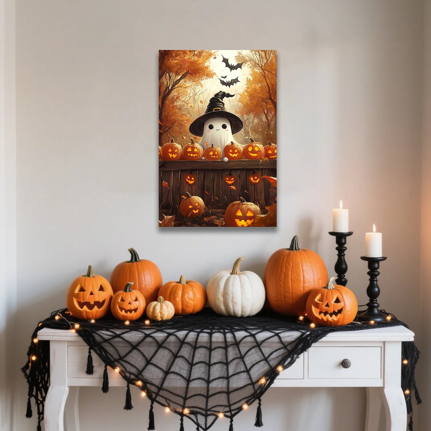 Halloween Ghost Canvas