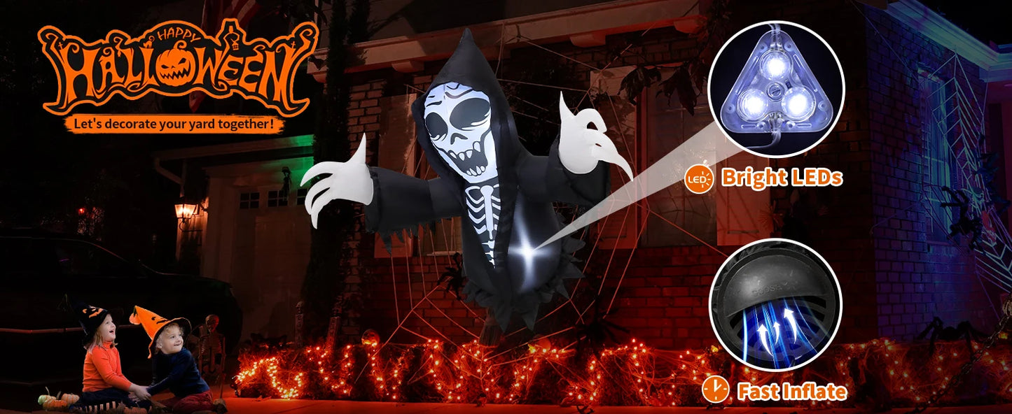 Inflatable Grim Reaper