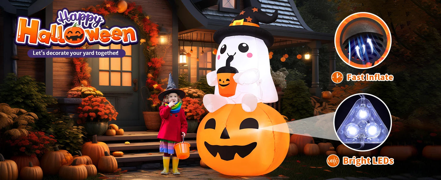 Inflatable Halloween Ghost