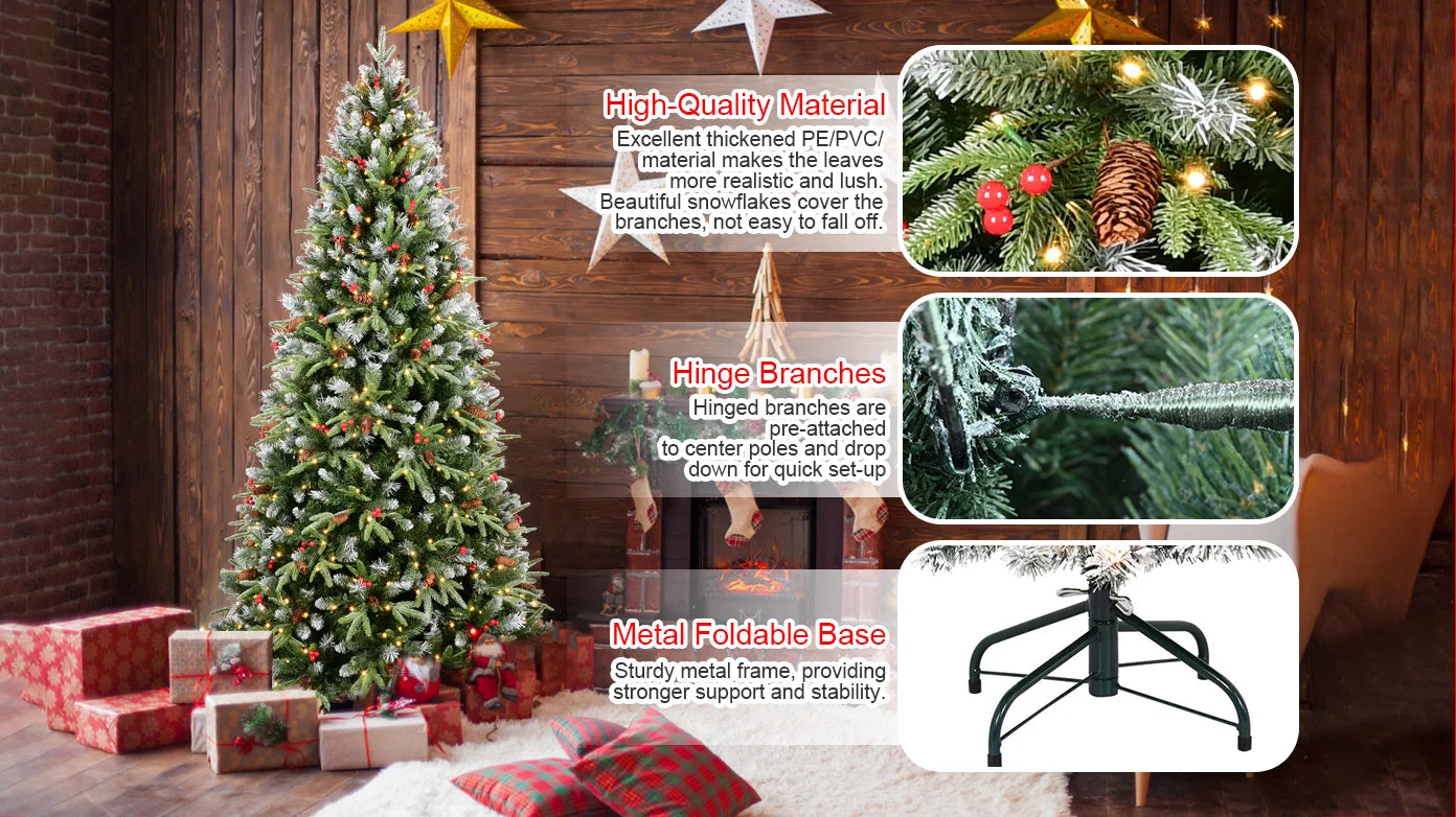 Festive 8FT Christmas Tree