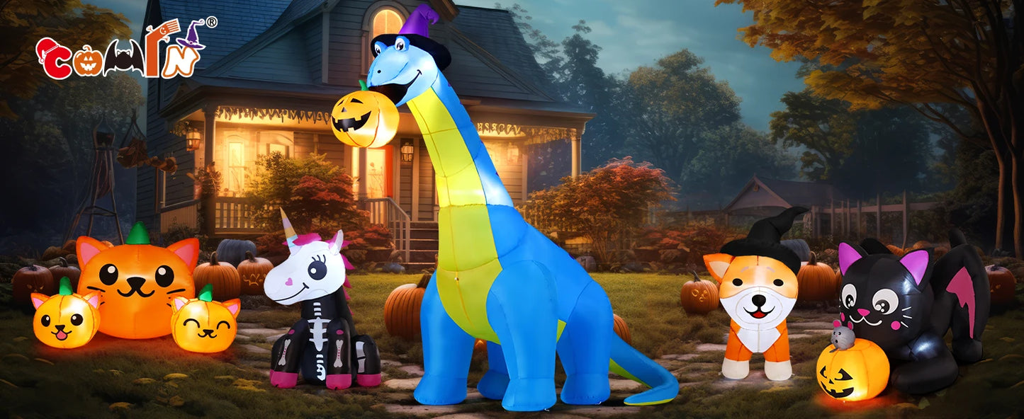 Halloween Dinosaur Inflatable