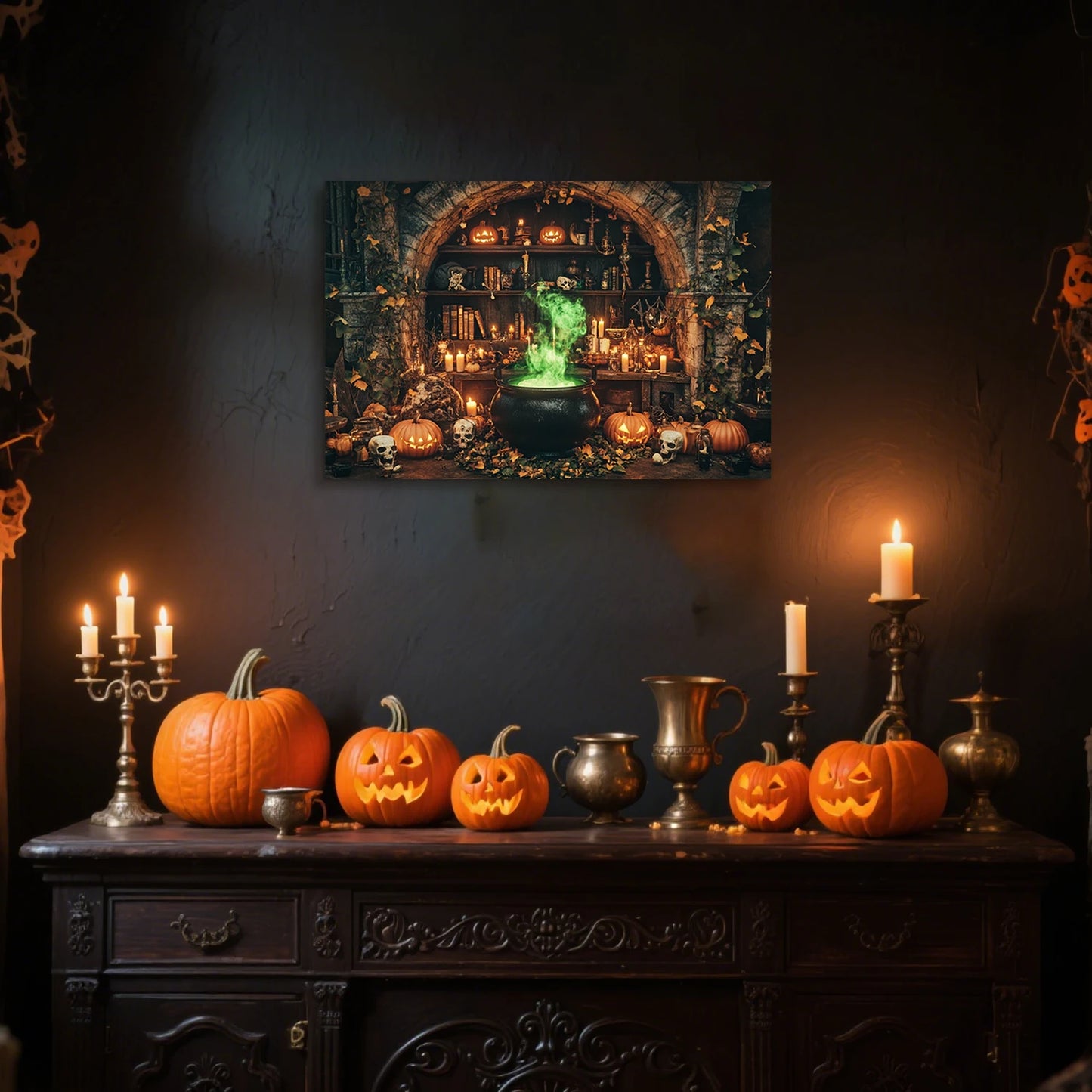 Halloween Witch Canvas