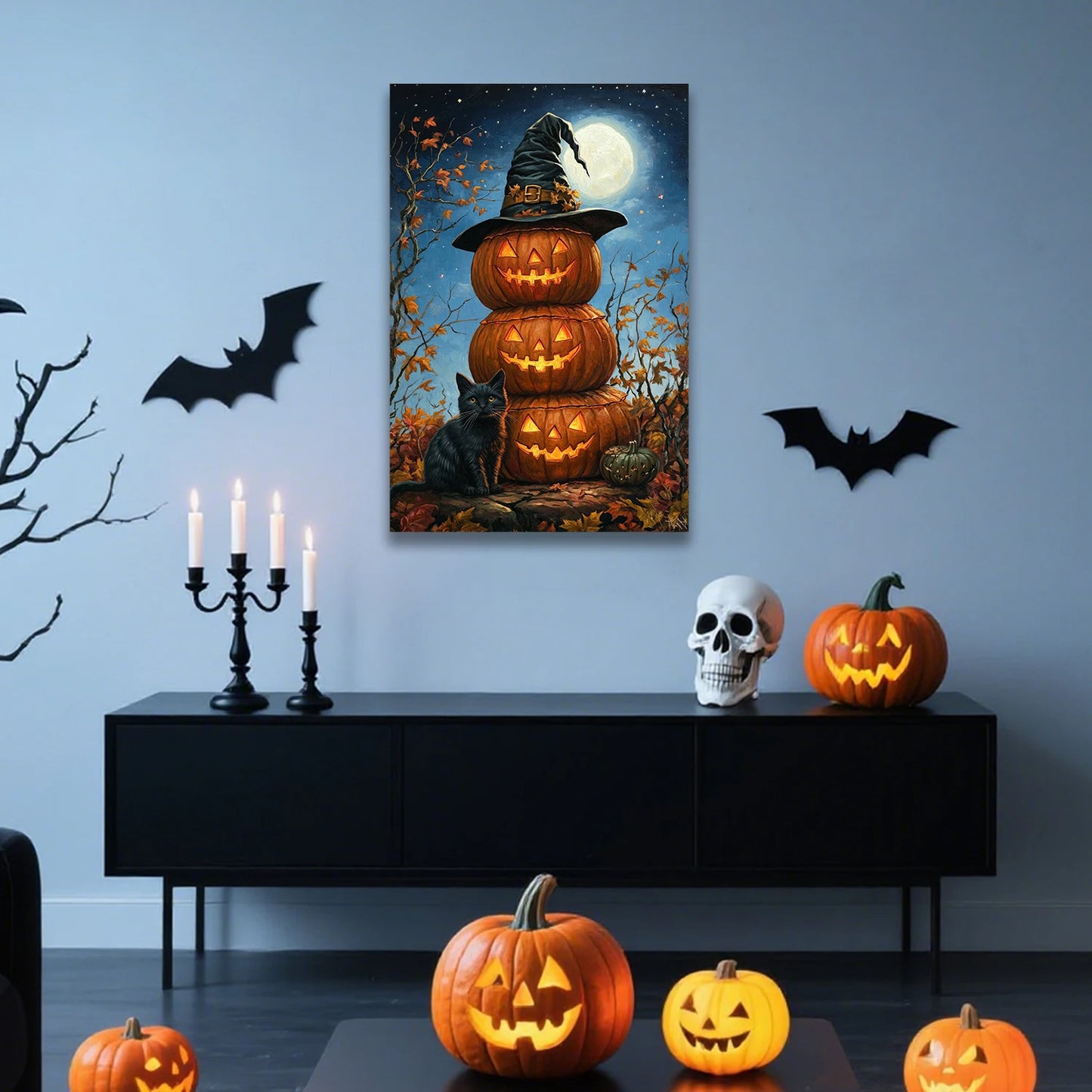 Halloween Pumpkin Wall Art