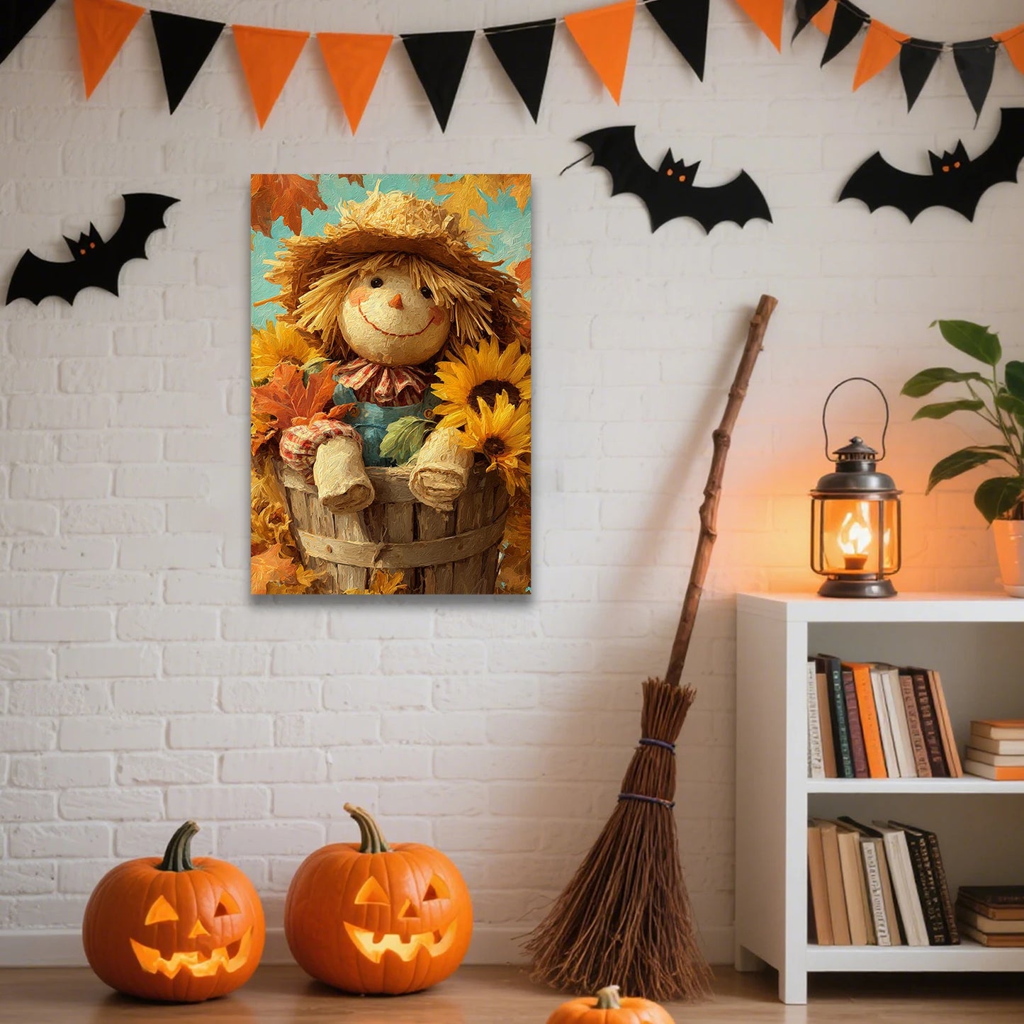 Halloween Scarecrow Canvas
