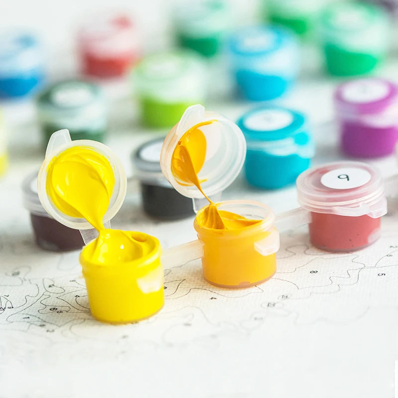 City Paint by Numbers Kit