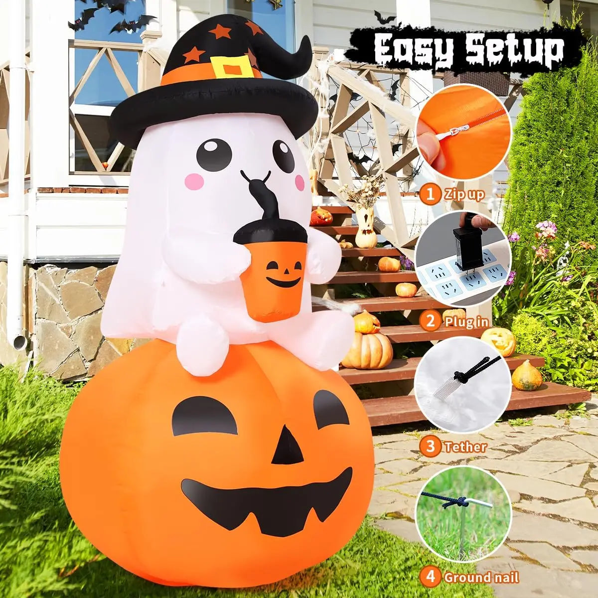 Inflatable Halloween Ghost