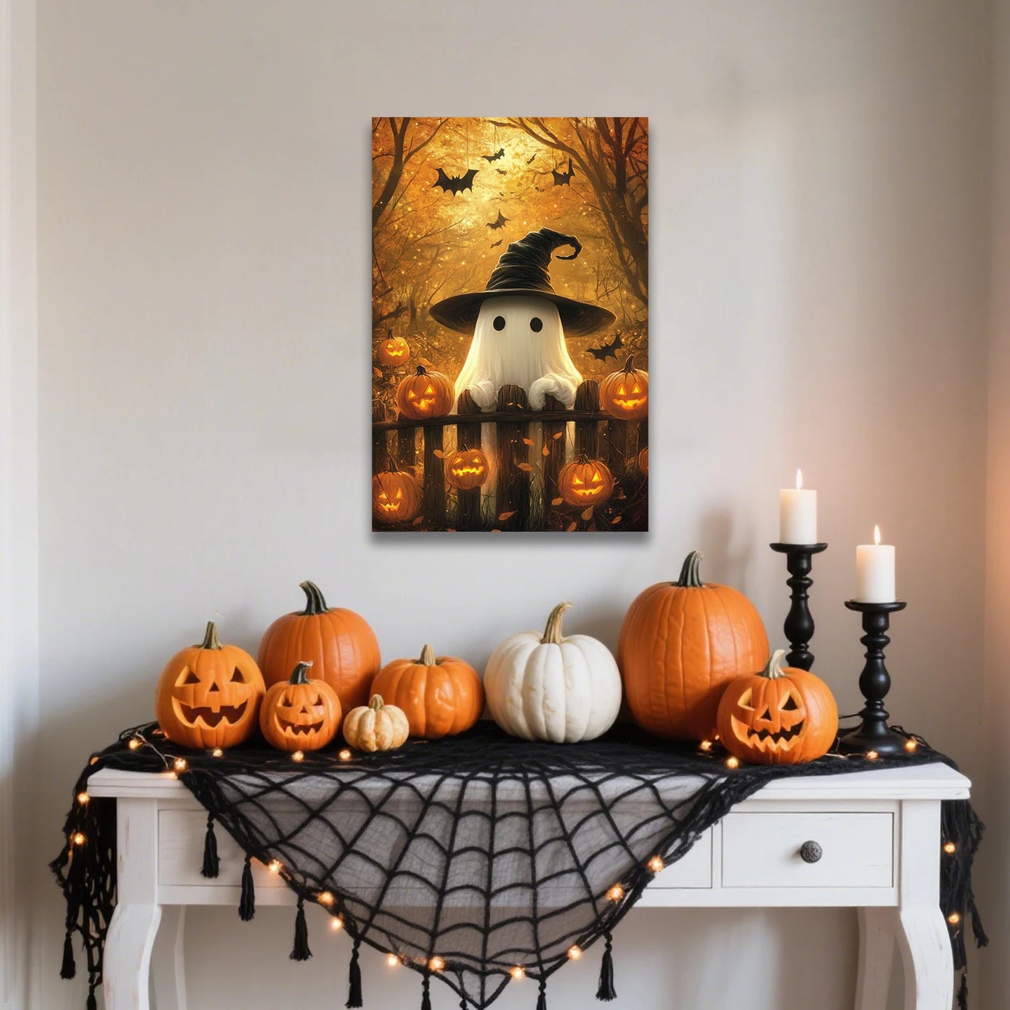 Halloween Ghost Canvas
