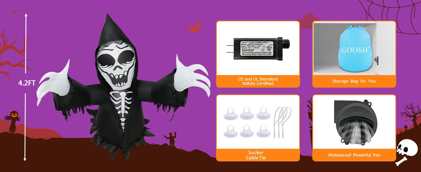 Inflatable Grim Reaper