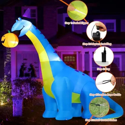 Halloween Dinosaur Inflatable
