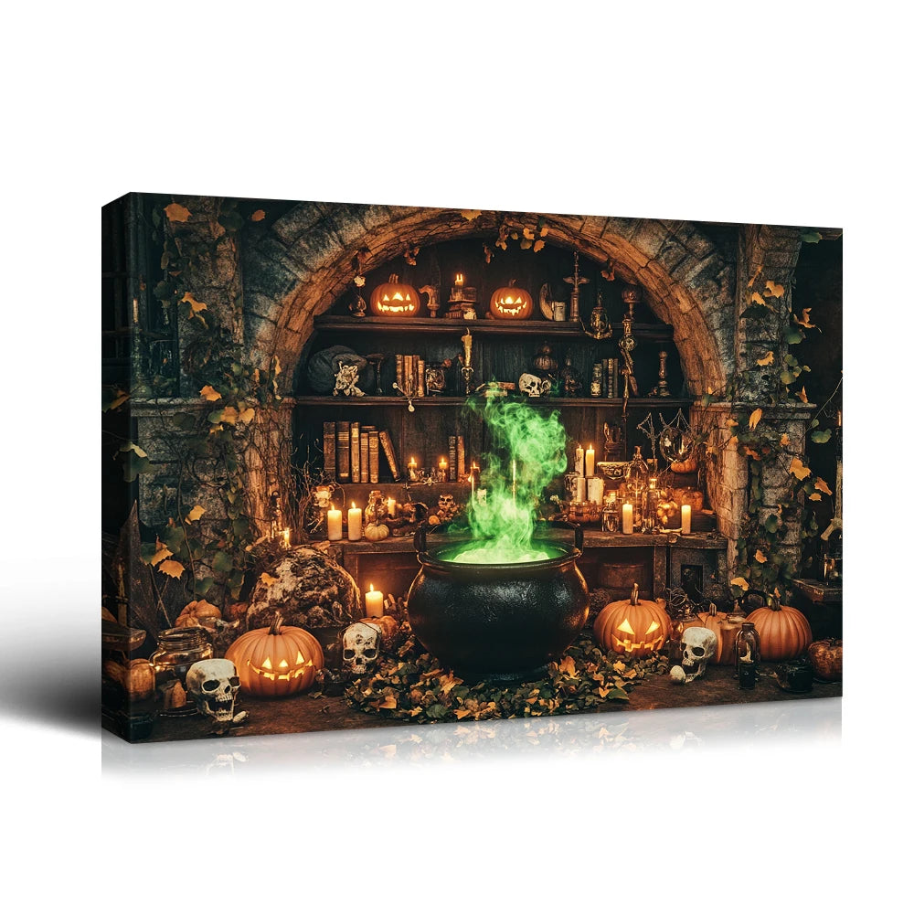 Halloween Witch Canvas