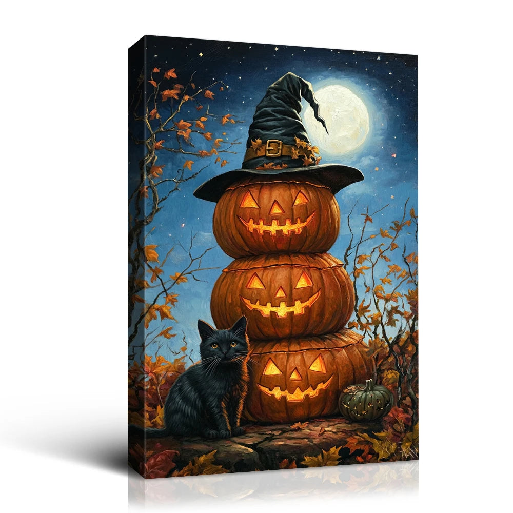 Halloween Pumpkin Wall Art