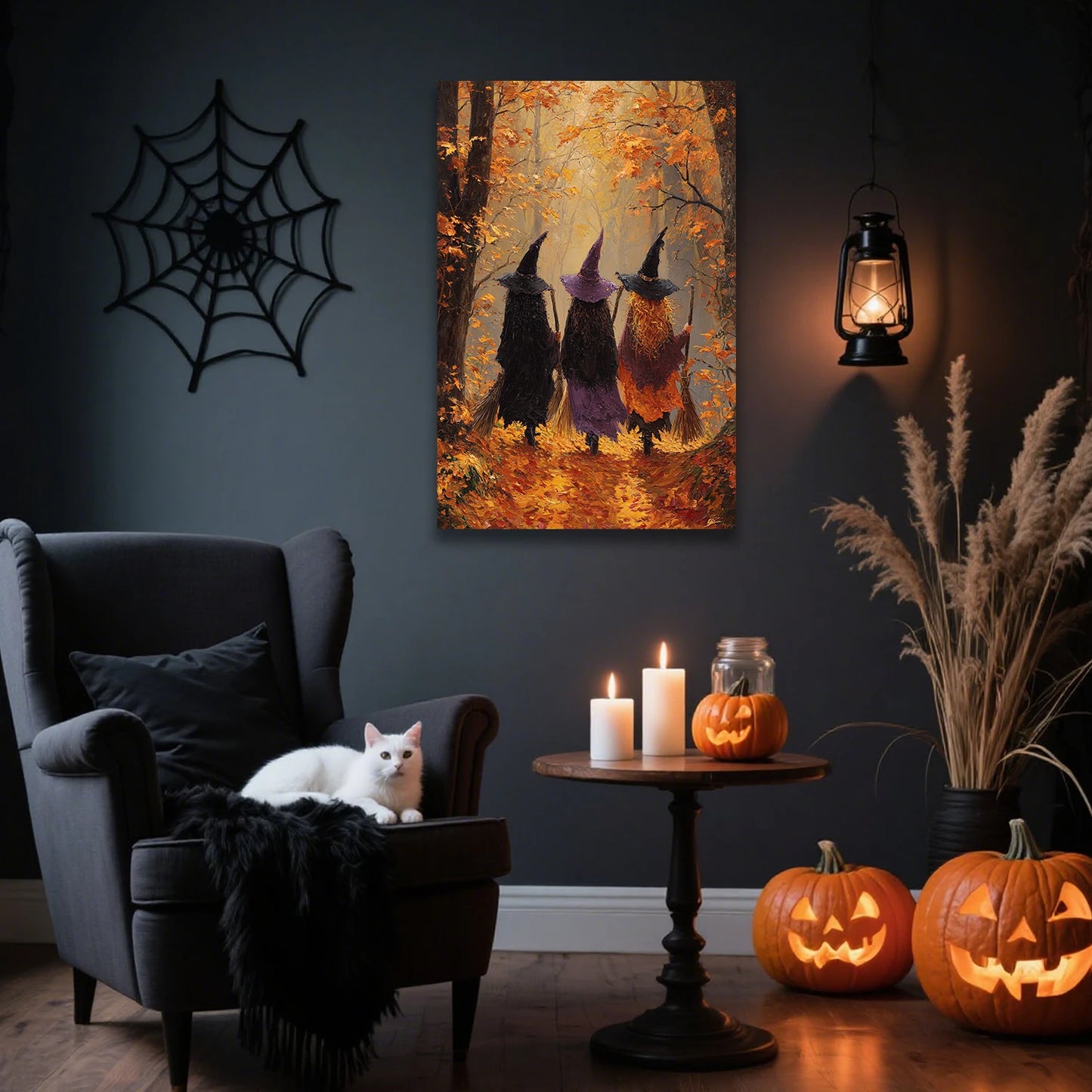 Halloween Witches Canvas