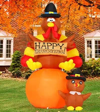 Pumpkin Ghost Decoration