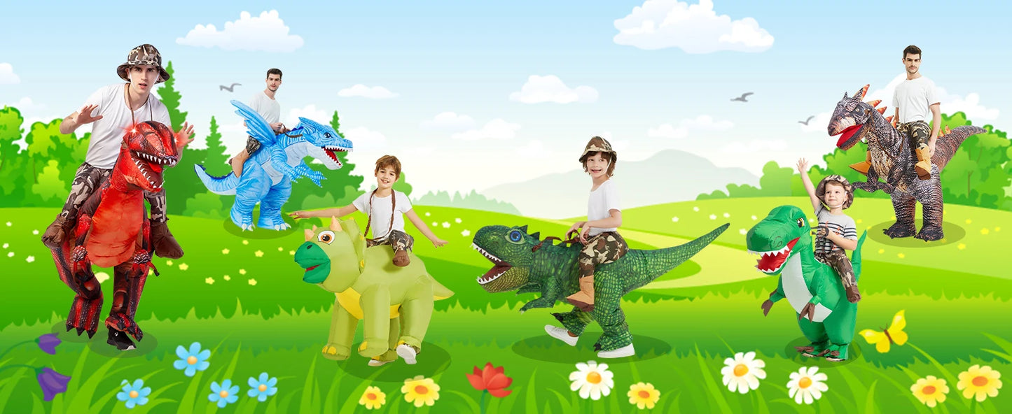 Blow-Up Diplodocus Suit