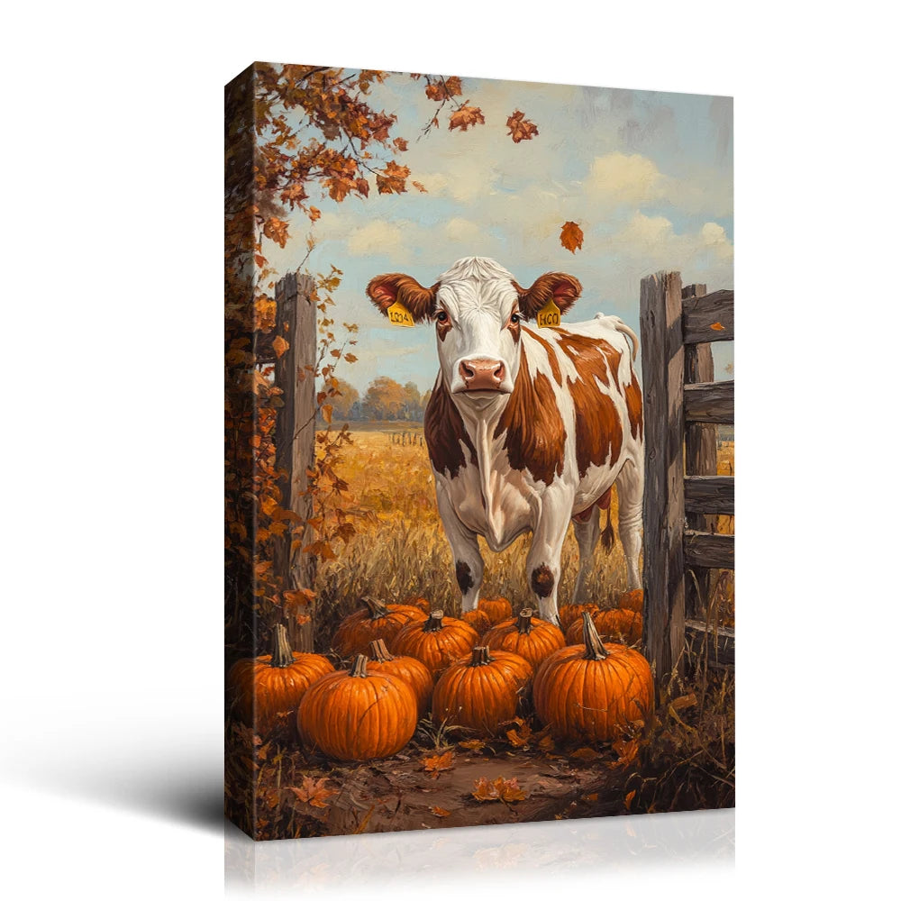 Halloween Farm Canvas