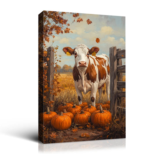 Halloween Farm Canvas