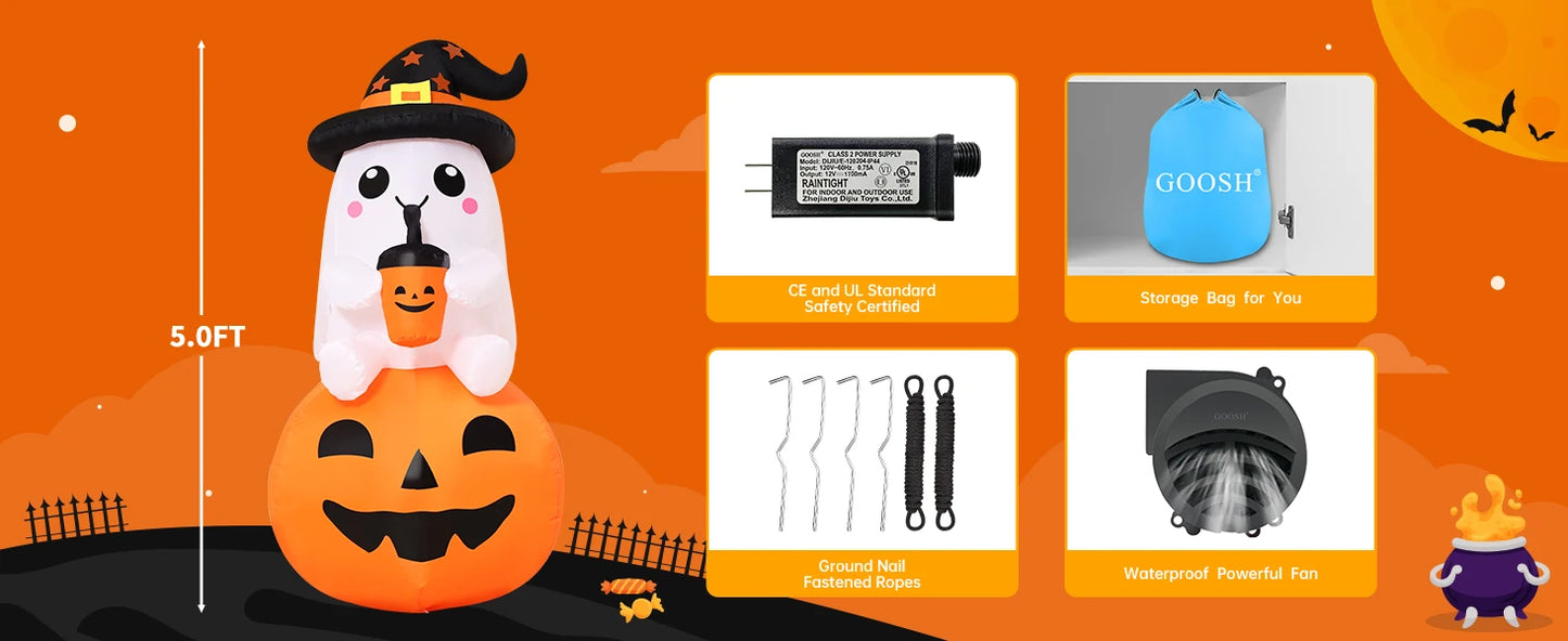 Inflatable Halloween Ghost