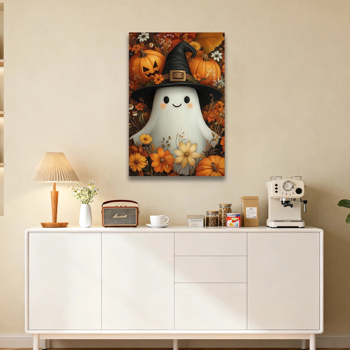 Halloween Ghost Wall Art