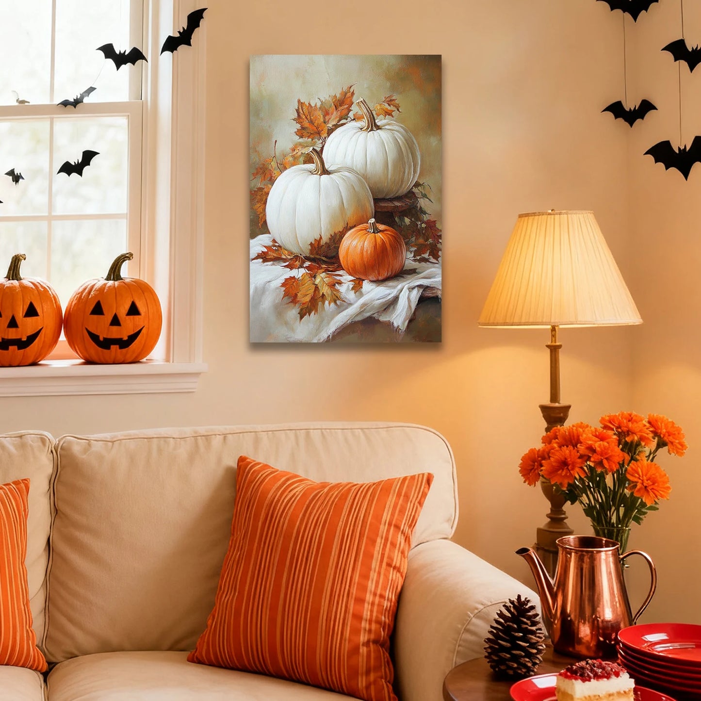 Halloween Pumpkin Canvas