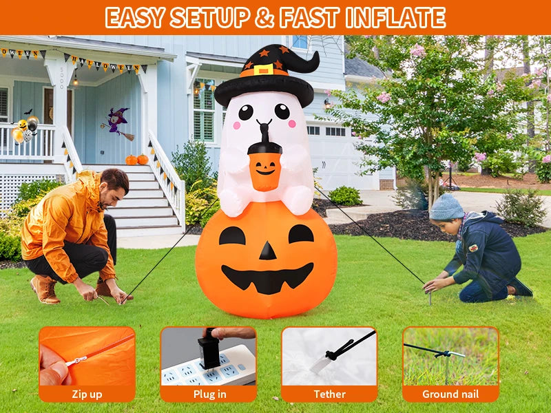 Inflatable Halloween Ghost