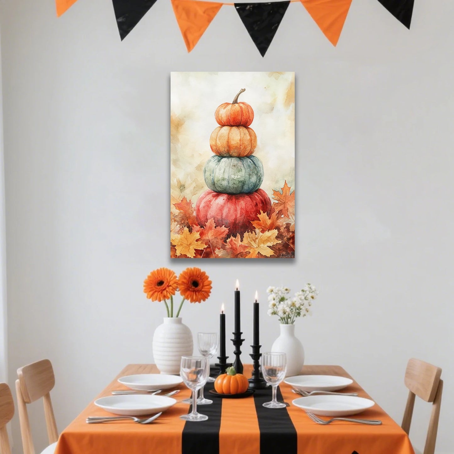 Halloween Pumpkin Wall Art