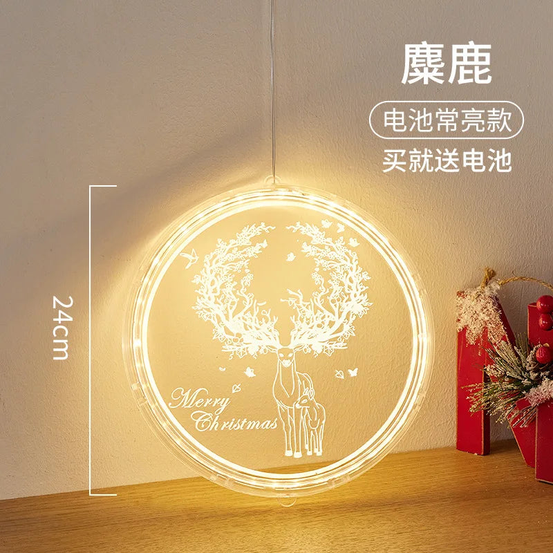 Festive LED Night Light Ornament