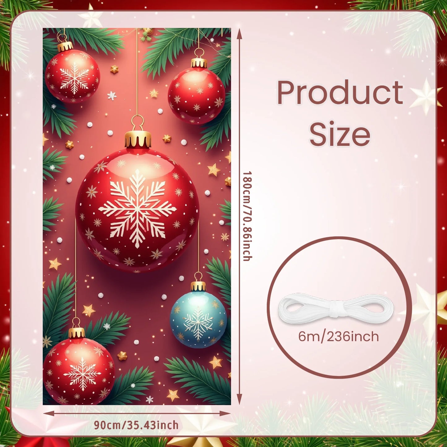 Christmas Porch Flag