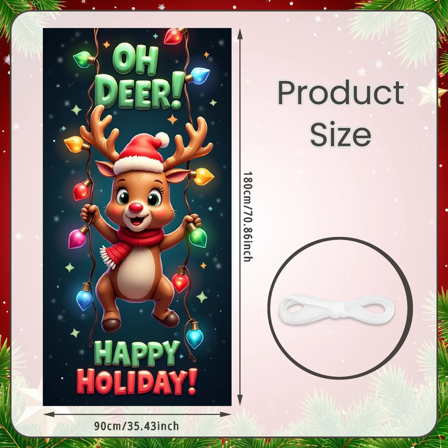 Christmas Porch Flag