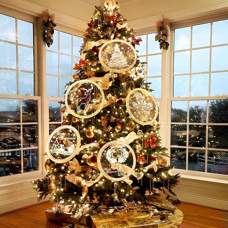 Festive LED Night Light Ornament