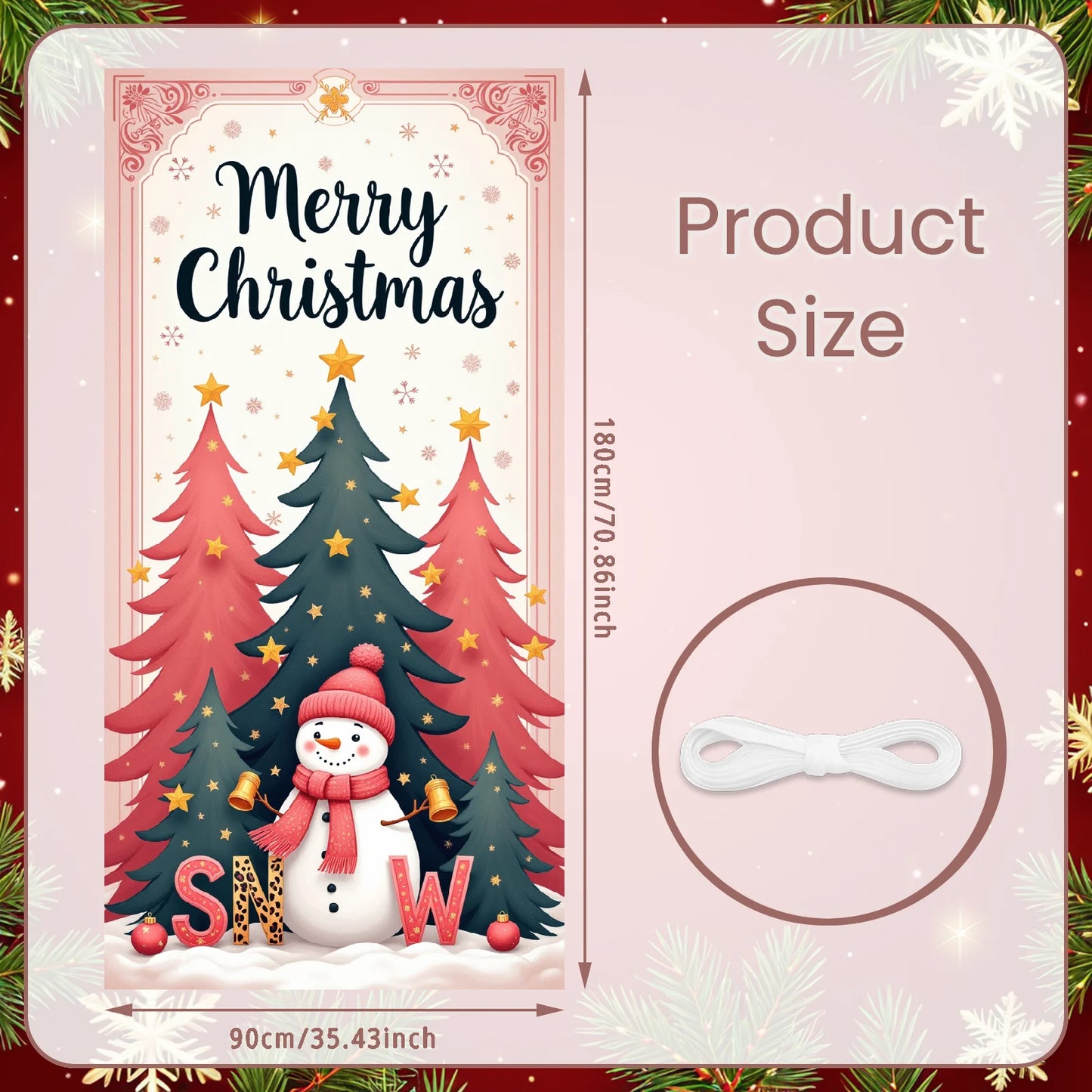 Christmas Porch Flag