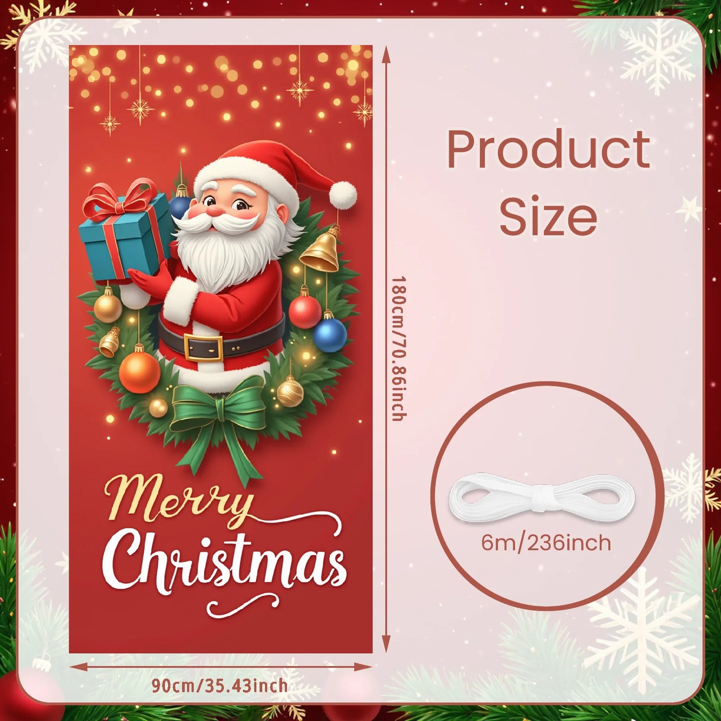 Christmas Porch Flag