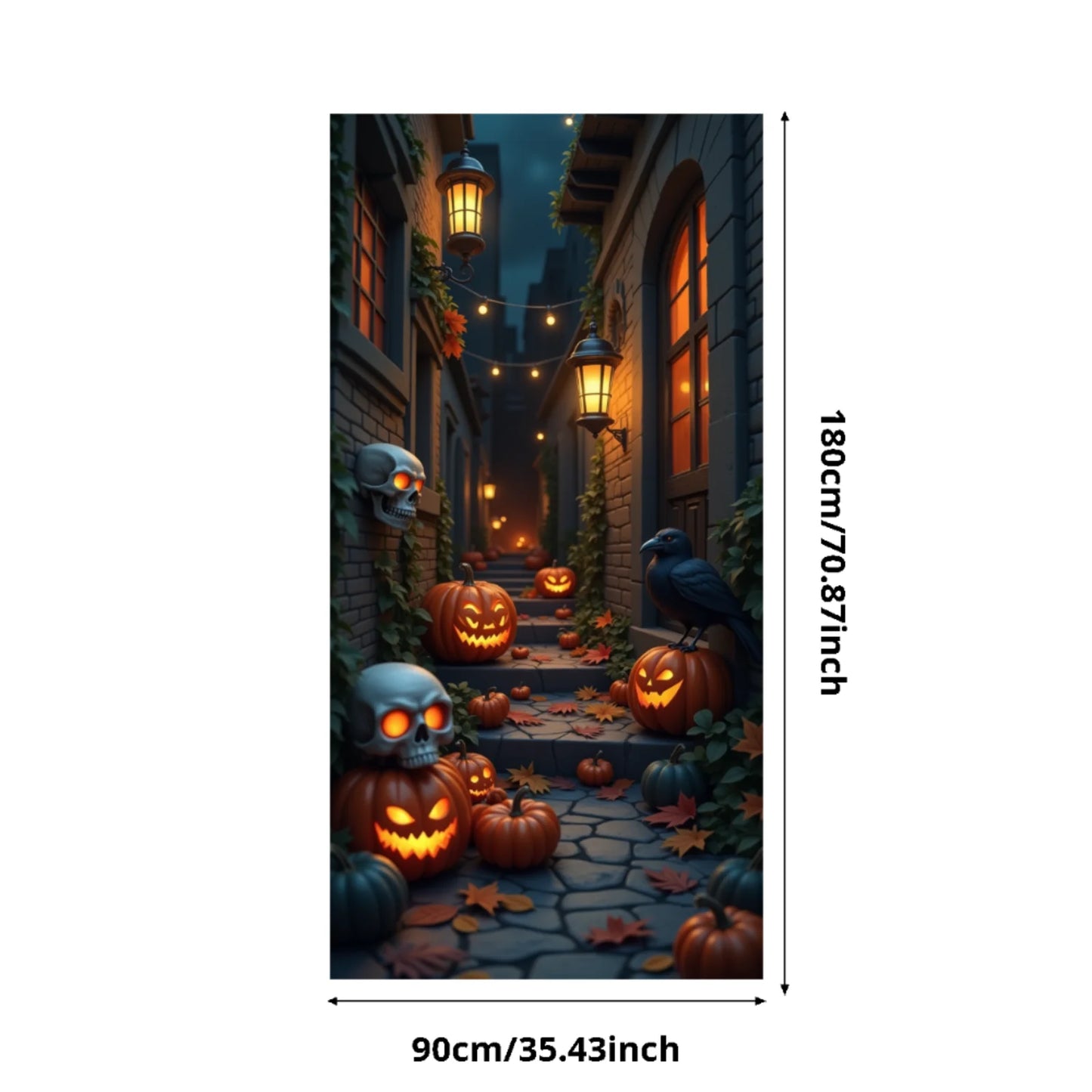 Halloween Skeleton Banner
