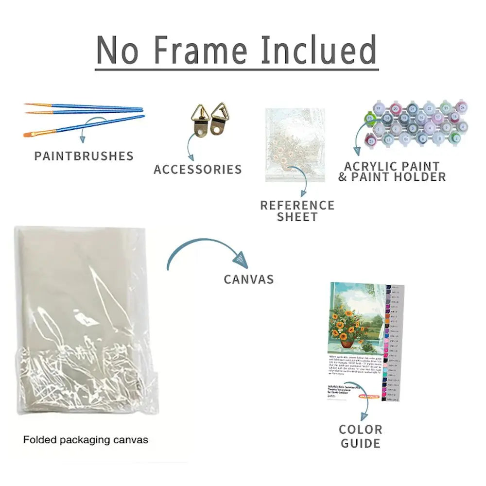 City Paint by Numbers Kit