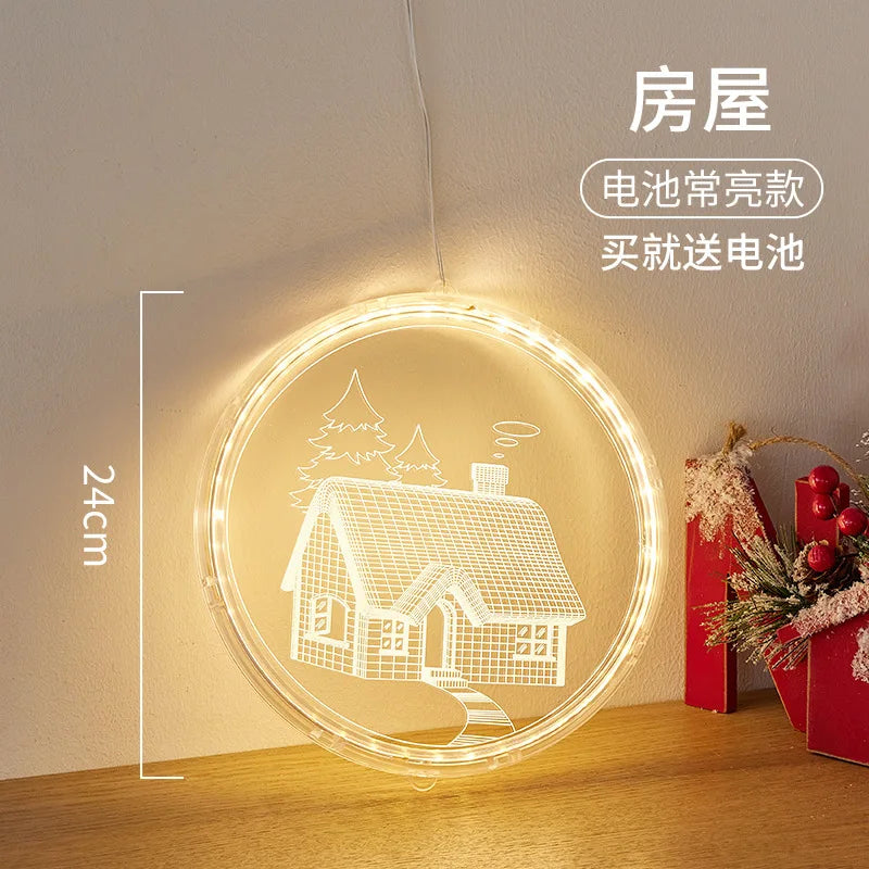 Festive LED Night Light Ornament